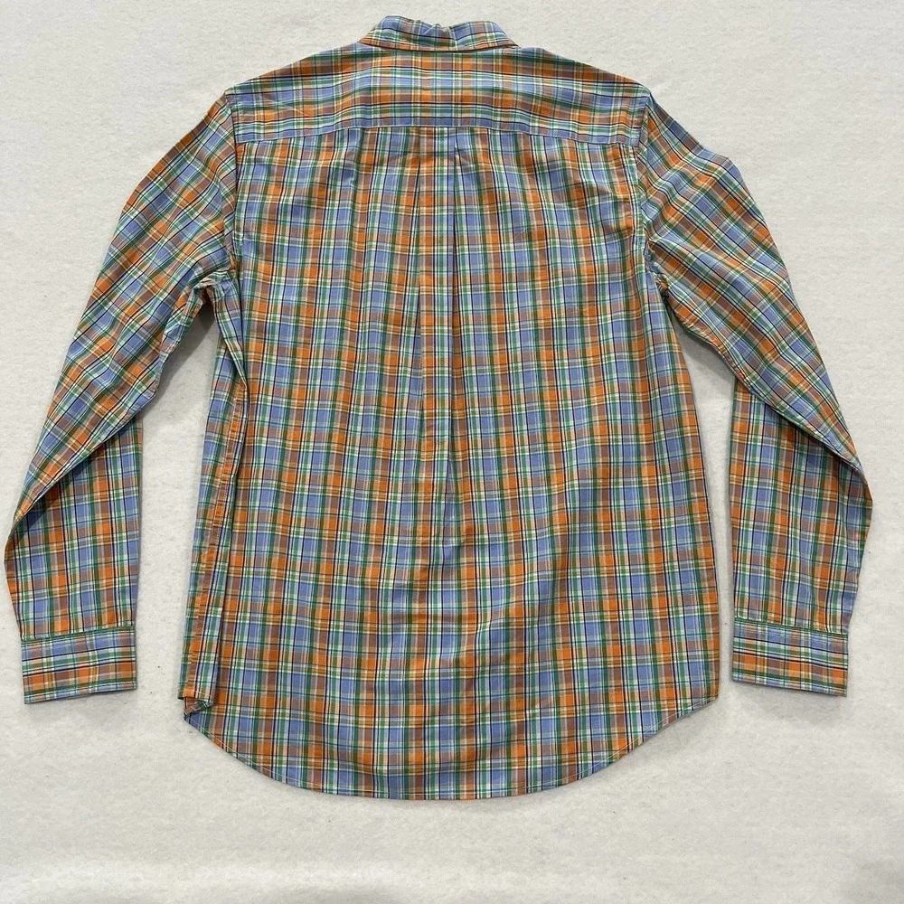 Polo Ralph Lauren Boys XL 18-20 Plaid Cotton Long Sleeve Button Down Shirt
